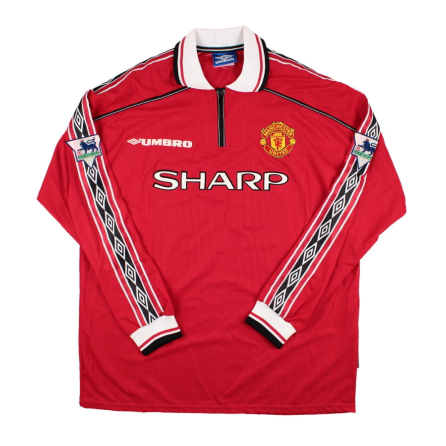 1998-00 Manchester United FC Local Manga Larga