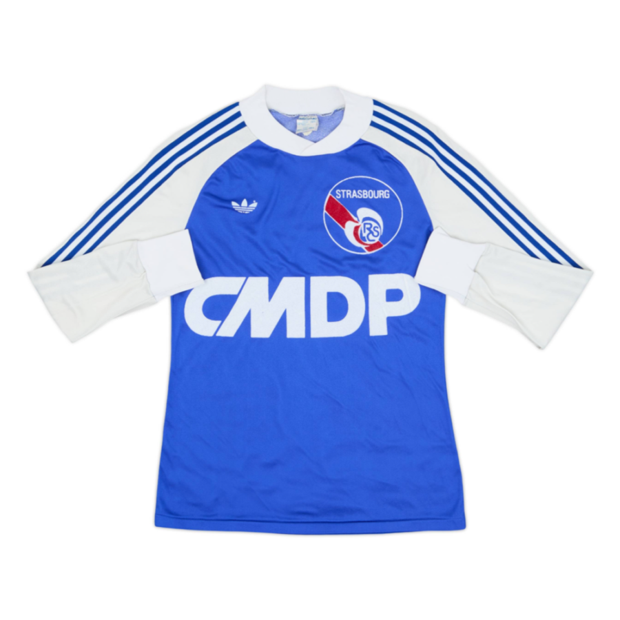 1978-79 RC Strasbourg Alsace Local Manga Larga