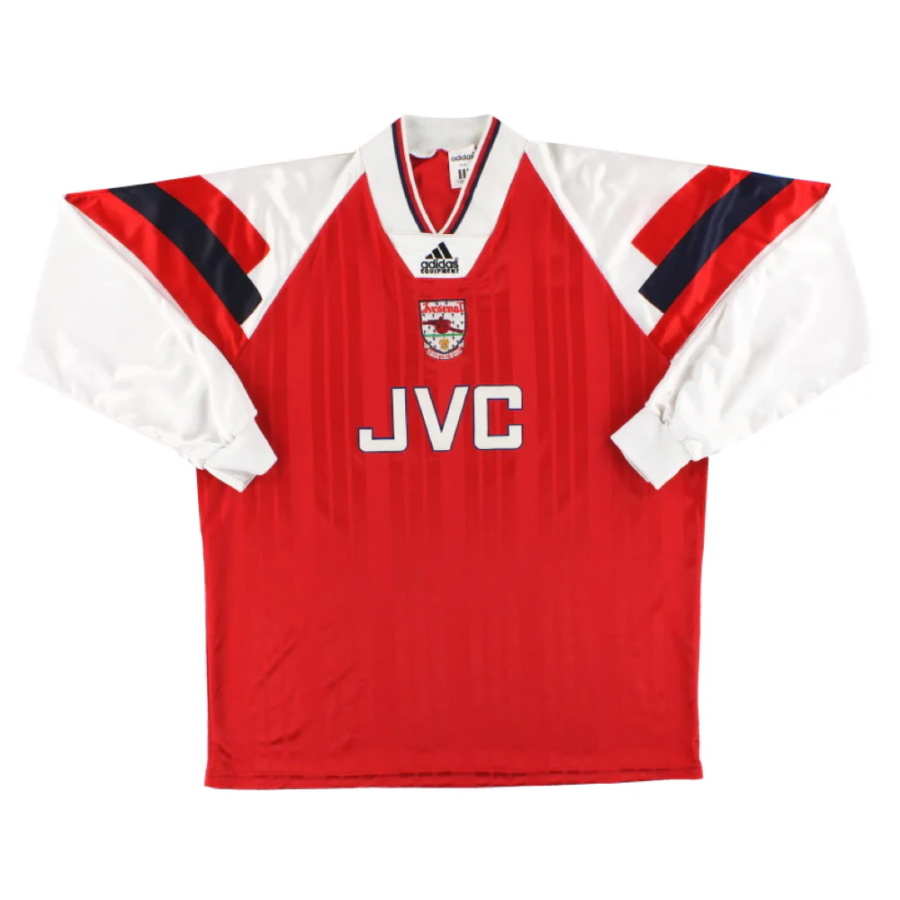 1992-94 Arsenal FC Local Manga Larga