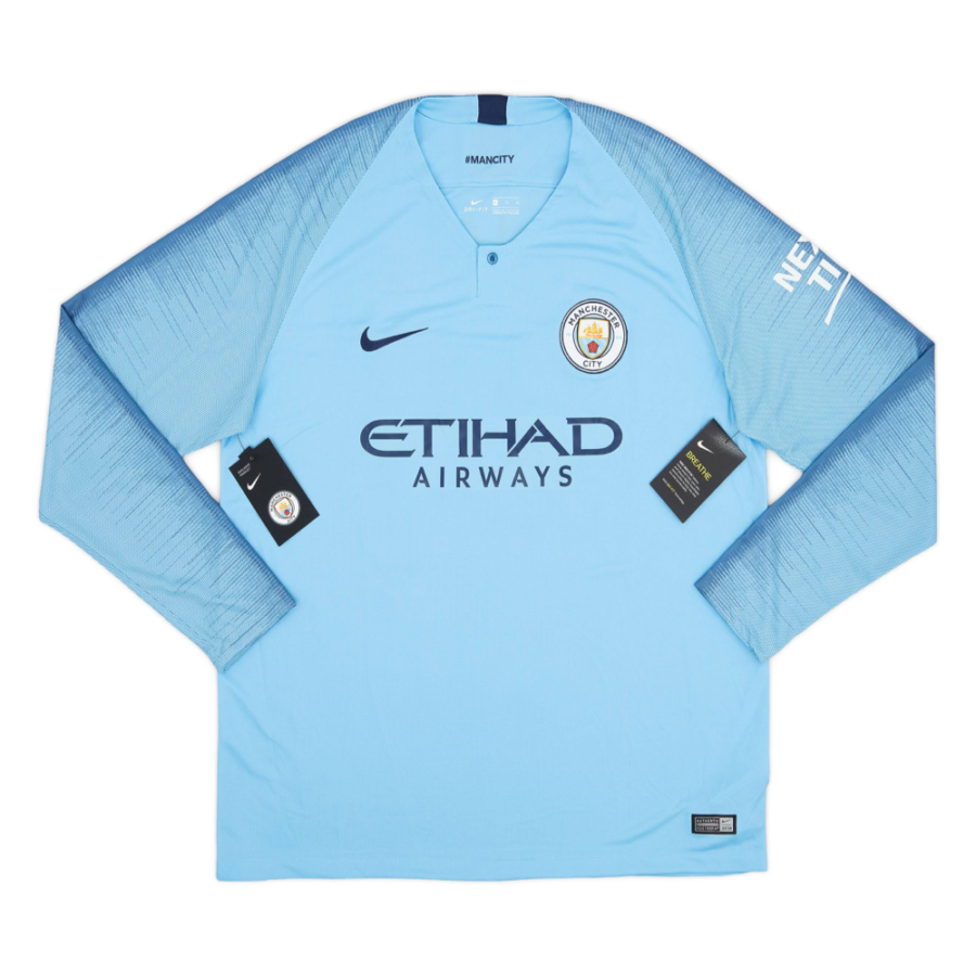 2018-19 Manchester City FC Local Manga Larga