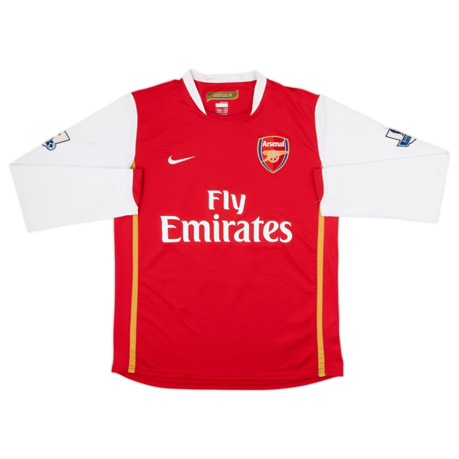 2006-08 Arsenal FC Local Manga Larga
