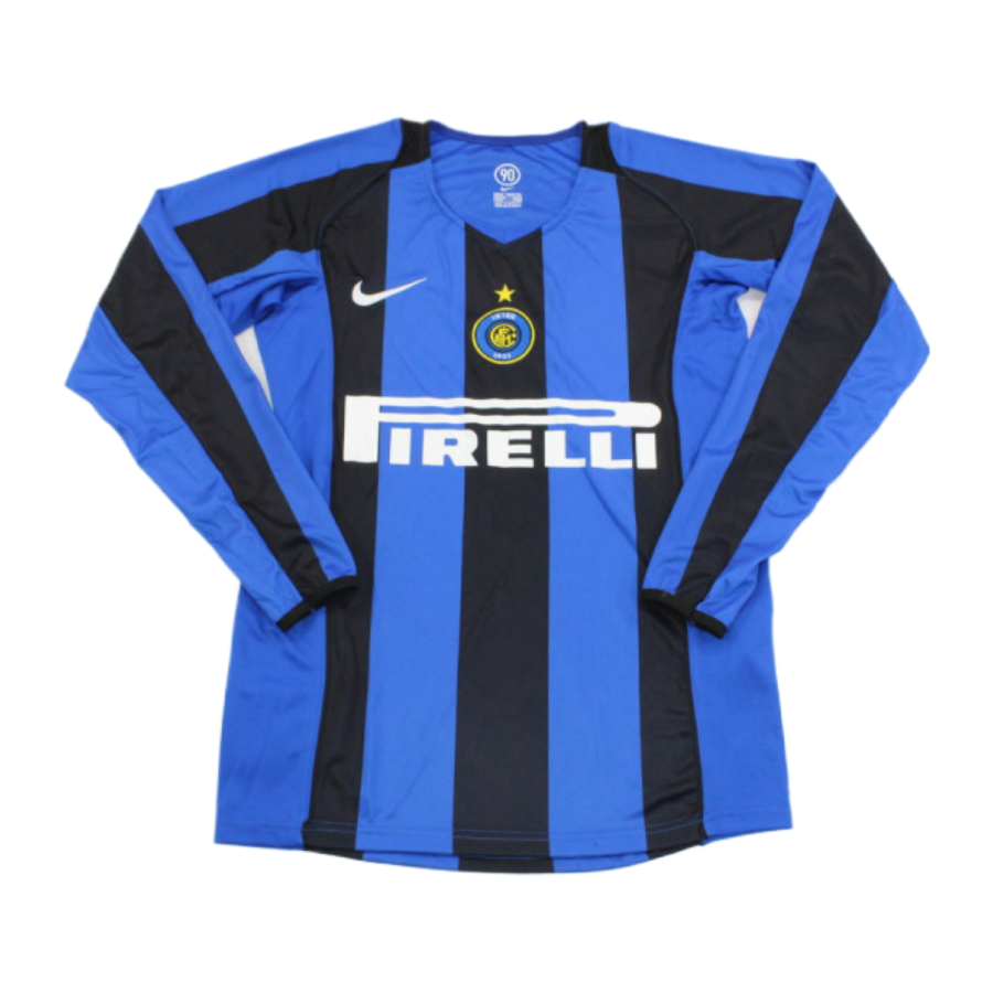 2004-05 FC Inter Milán Local Manga Larga