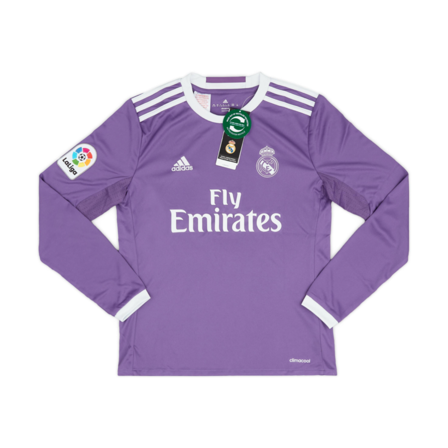 2016-17 Real Madrid CF Visitante Manga Larga