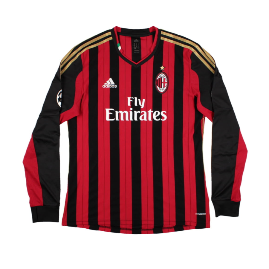 2012-13 AC Milan Local Manga Larga
