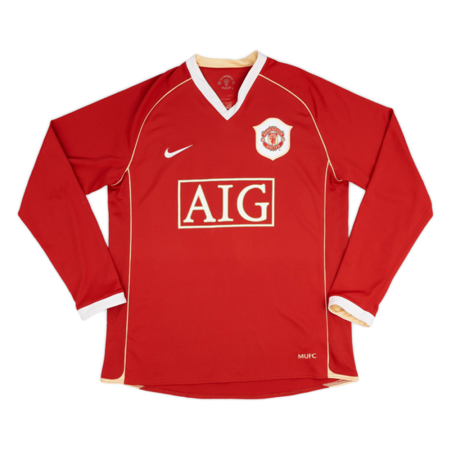 2006-07 Manchester United FC Local Manga Larga