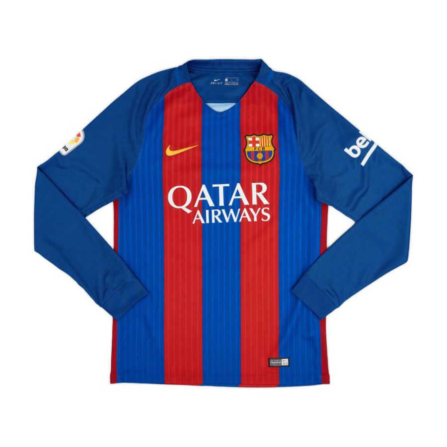 2016-17 FC Barcelona Local Manga Larga