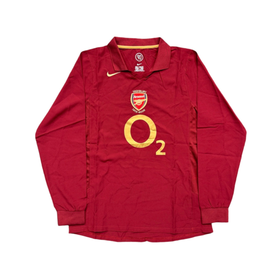 2005-06 Arsenal FC Local Manga Larga