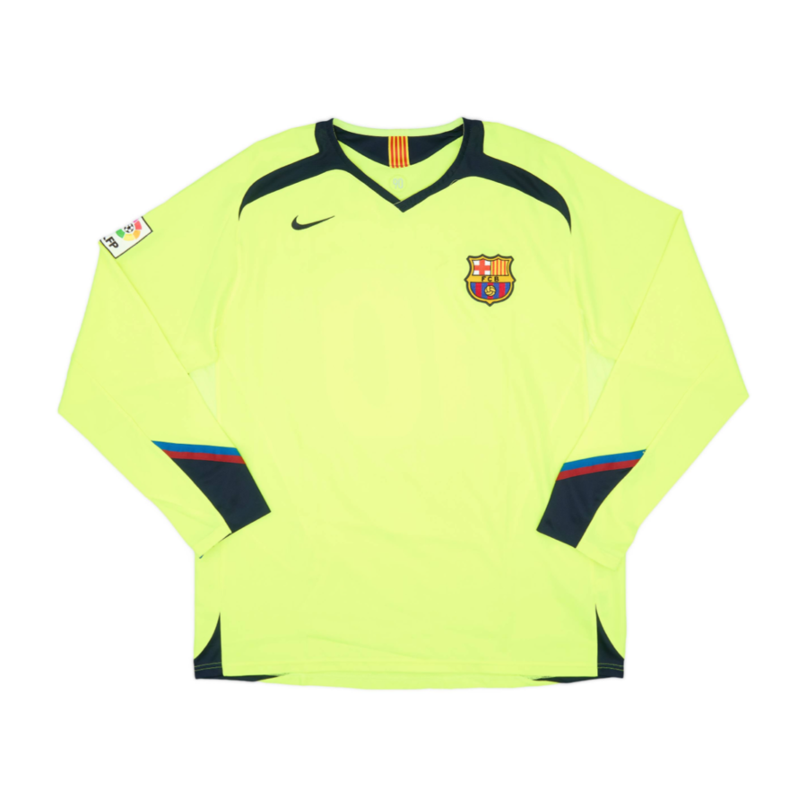 2005-06 FC Barcelona Visitante Manga Larga
