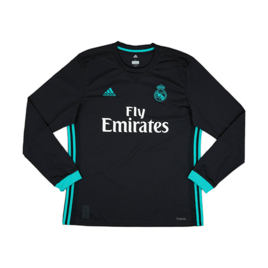 2017-18 Real Madrid CF Visitante Manga Larga
